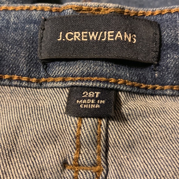 J CREW TOOTHPICK DISTRESSED SKINNY JEANS SIZE 28T - Picture 8 of 10
